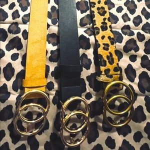 Stylish Double O-ring Belts